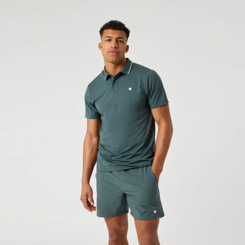Ace Polo Herren - dunkelgrün