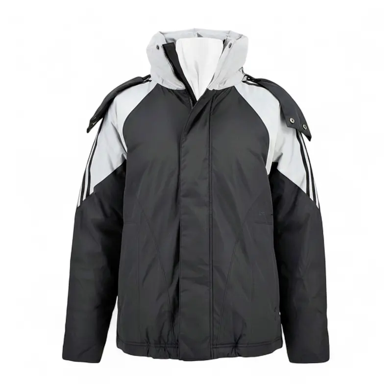 Adidas Logo Down Jacke Oversize Damen Daunenjacke Winterjacke schwarz GD2506