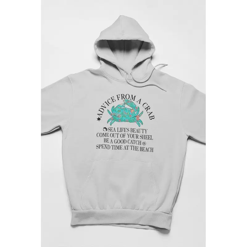 Advice From A Crab Hoodie