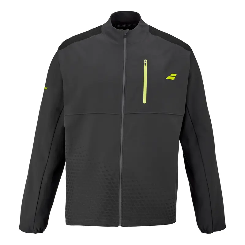 Aero Trainingsjacke Herren-grau, gelb