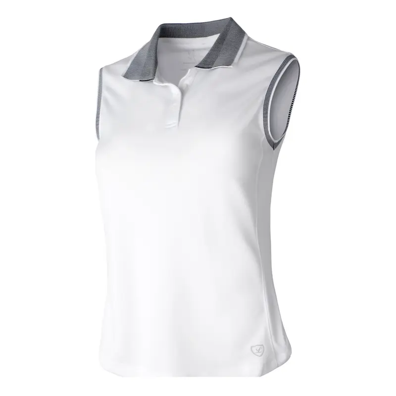 American Alva Polo Damen - weiß, grau
