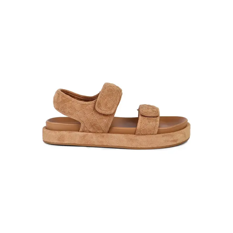 Anvil Quilted Platform Sandals