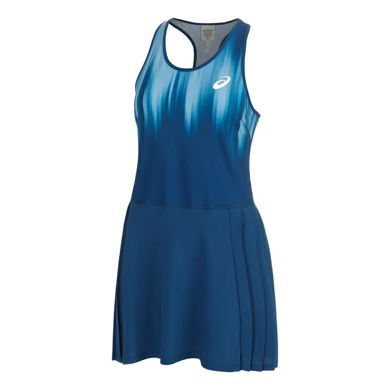 AOP Kleid Damen - dunkelblau, hellblau