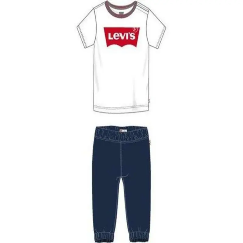 Baby-Sportset TWILL JOGGER Levi's 6EA924-001 Weiß