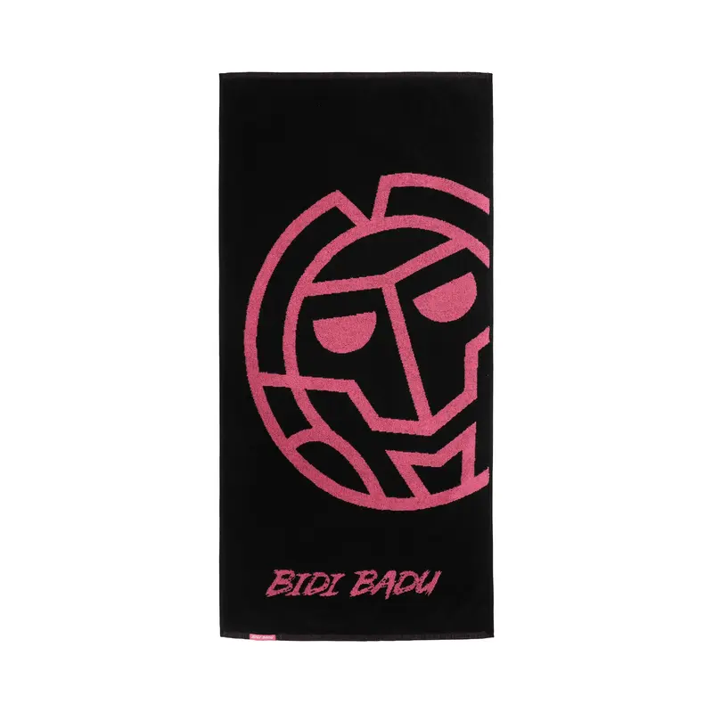Badehandtuch 50x100cm Handtuch -schwarz,pink