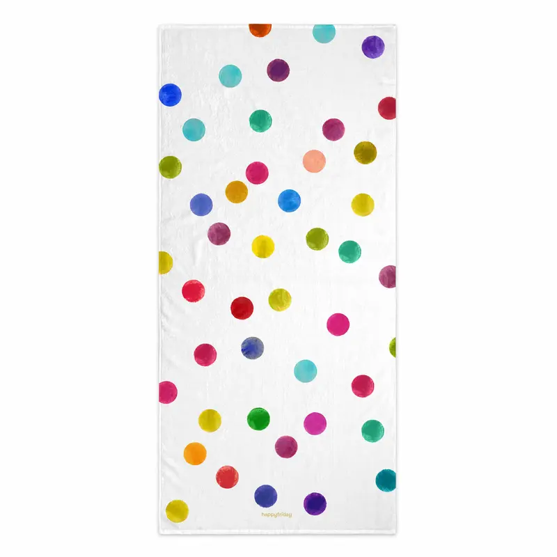 Badetuch HappyFriday Confetti Bunt 70 x 150 cm