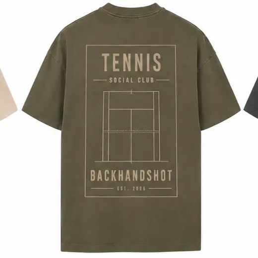 BS Ultra Heavy Cotton Box Tee "Tennis Club" olive