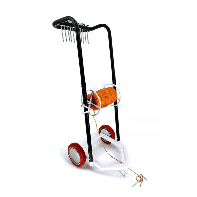 Carrello con corda segnacampo
