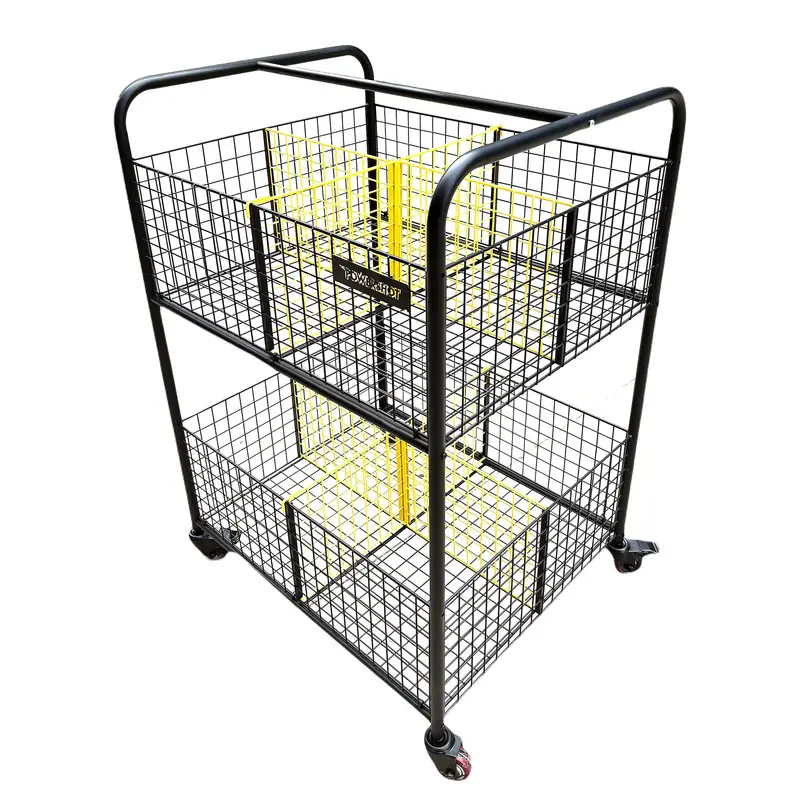 Carrello portaoggetti su rotelle con sezioni, 840 x 700 x 1200 mm