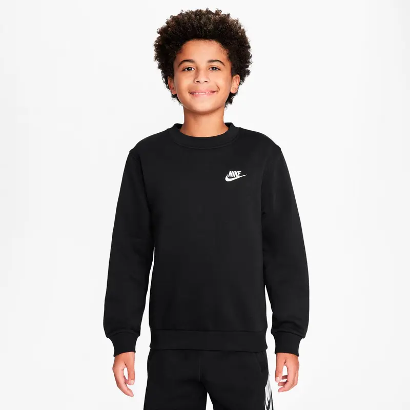 Club Fleece Sweatshirt Kinder - schwarz