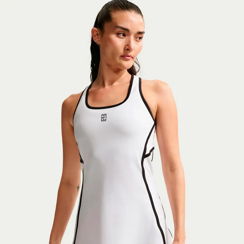 Court Dri-Fit Advantage Kleid Damen-weiß