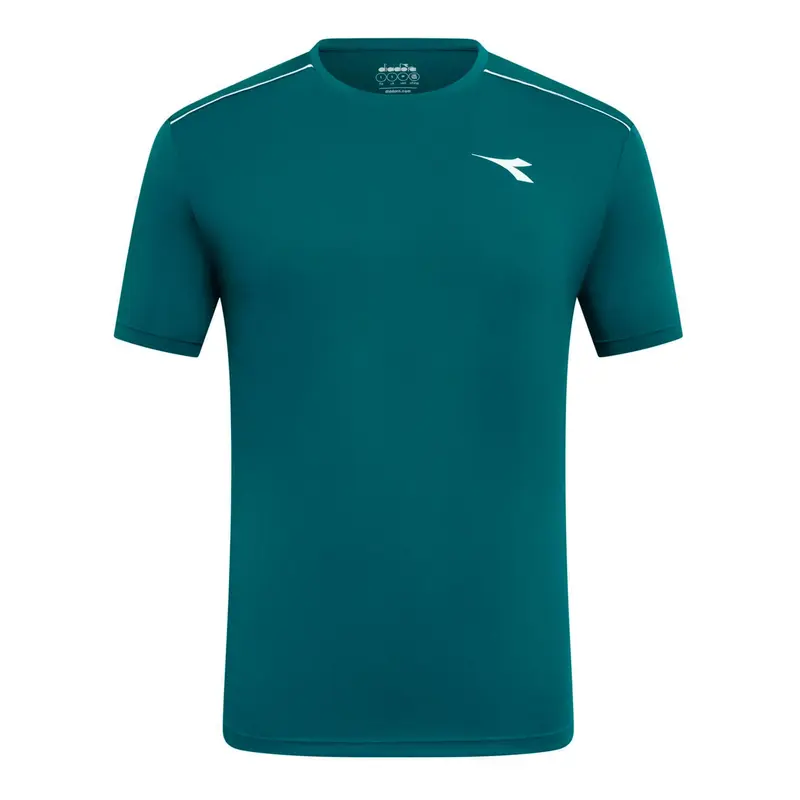 Court T-Shirt Herren-dunkelgrün