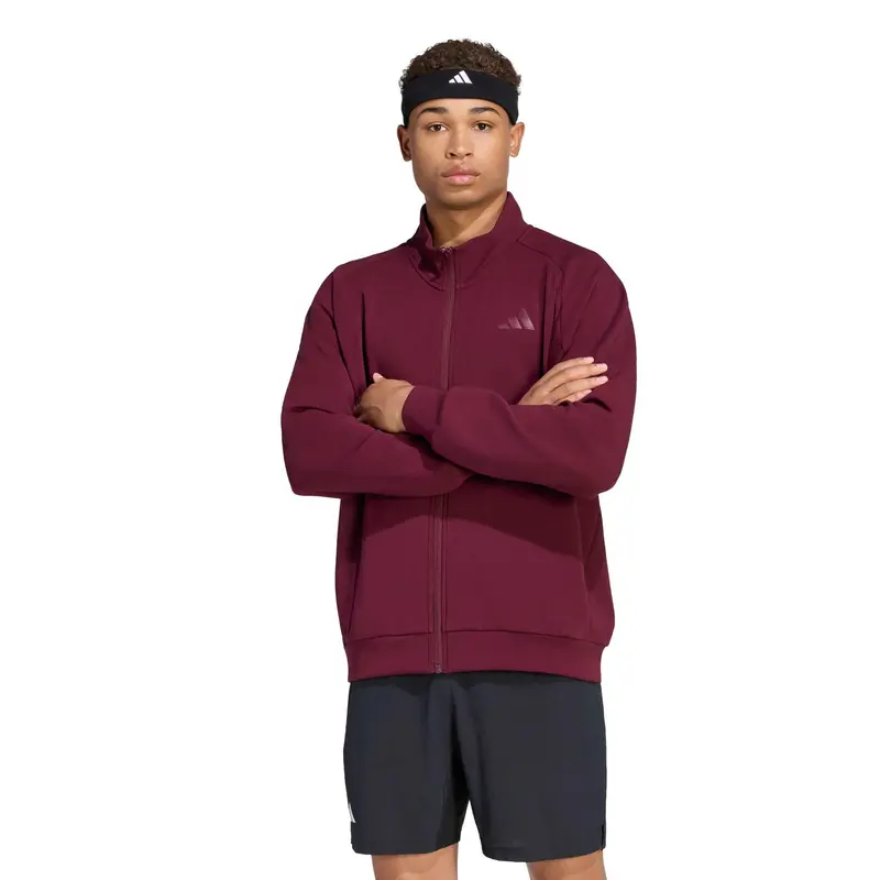 Cover Up Trainingsjacke Herren - weinrot