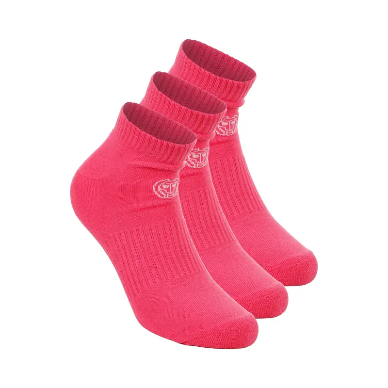 Crew Performance Tennissocken 3er Pack Unisex - berry