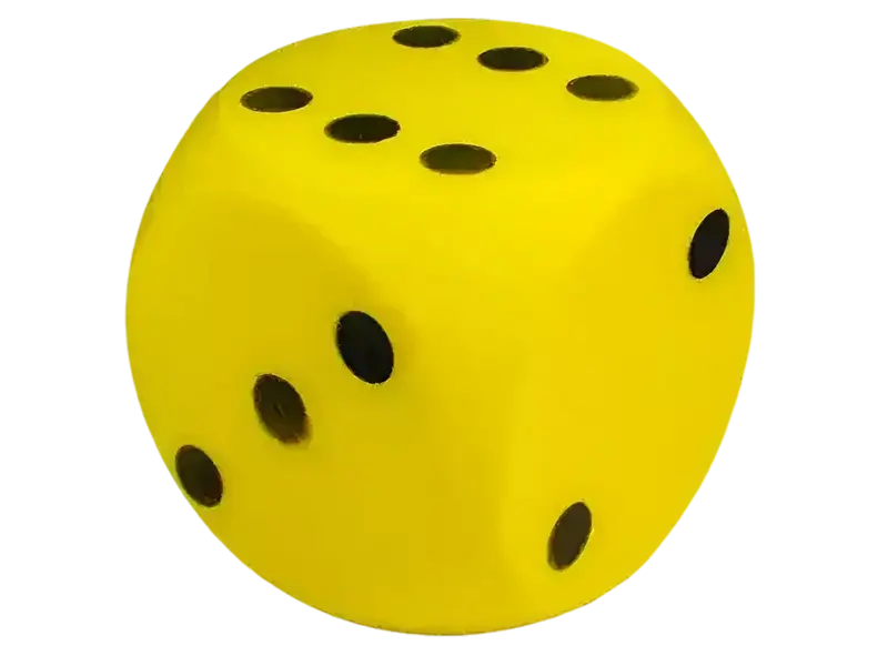 Dadi giganti in schiuma