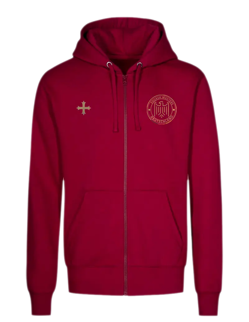 Deutschland Squash Masters / Zip-Up Hoodie (Regular fit)