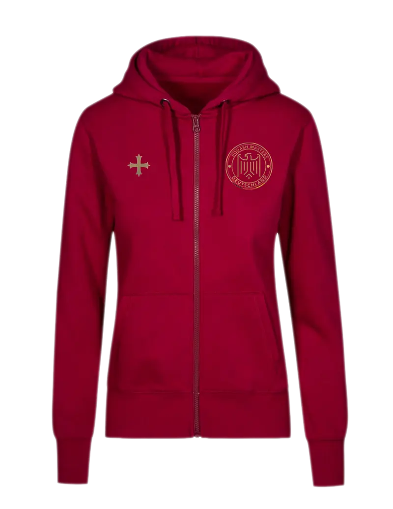 Deutschland Squash Masters / Zip-Up Hoodie (Women fit)