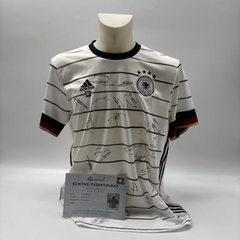 Deutschland Trikot EM 2021 Teamsigniert DFB COA Fußball Autogramm Adidas L
