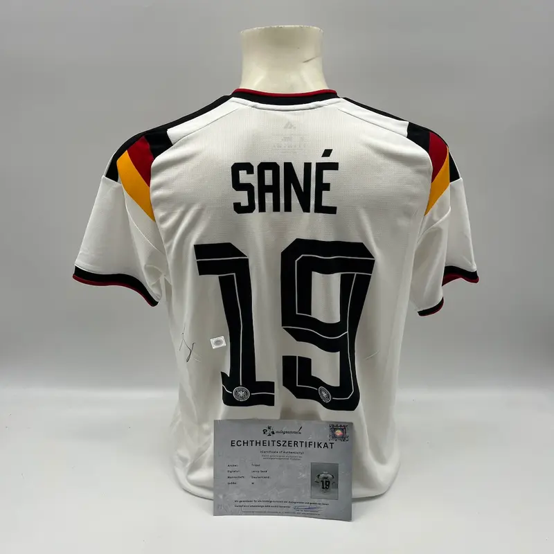 DFB Trikot WM 2026 Leroy Sane signiert Autogramme Adidas COA neu M