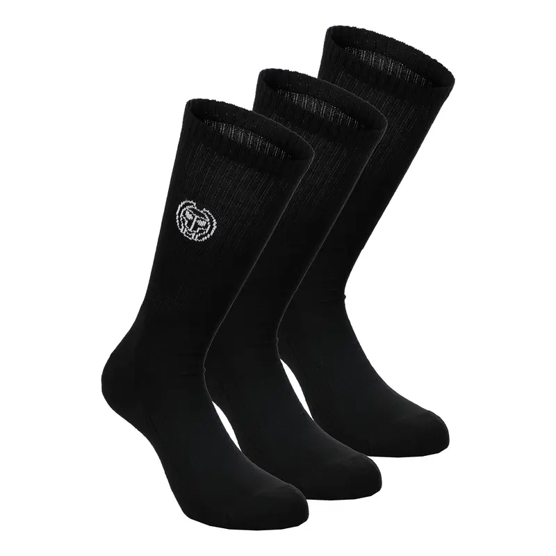 Don Carlito Crew Move Tennissocken 3er Pack-Schwarz,Weiß