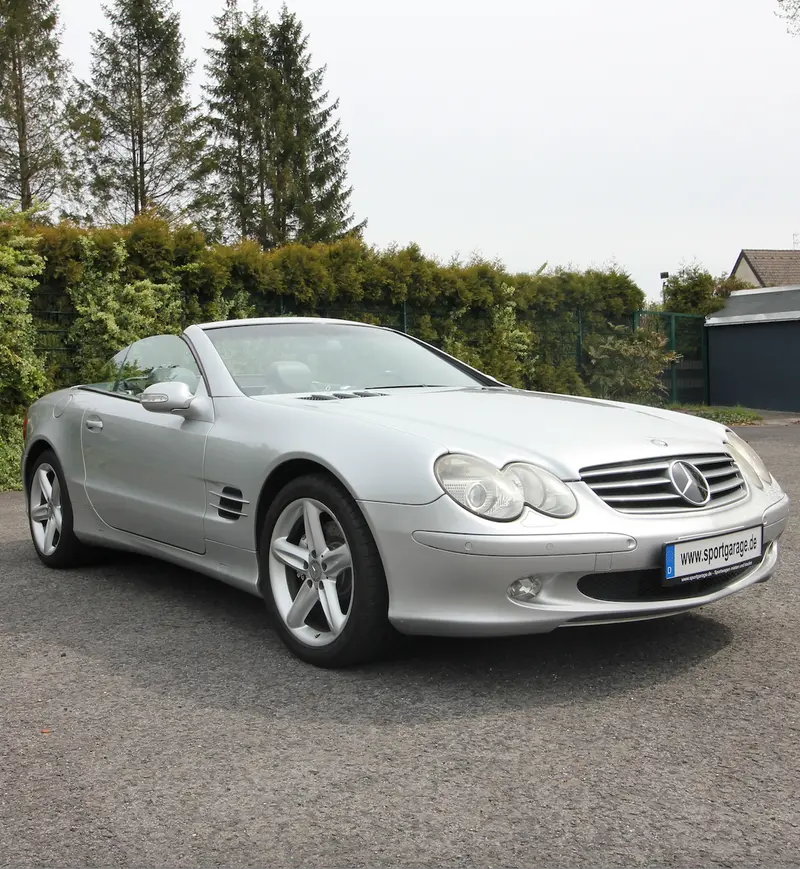 Donatella Versace Mercedes-Benz 500 SL silber