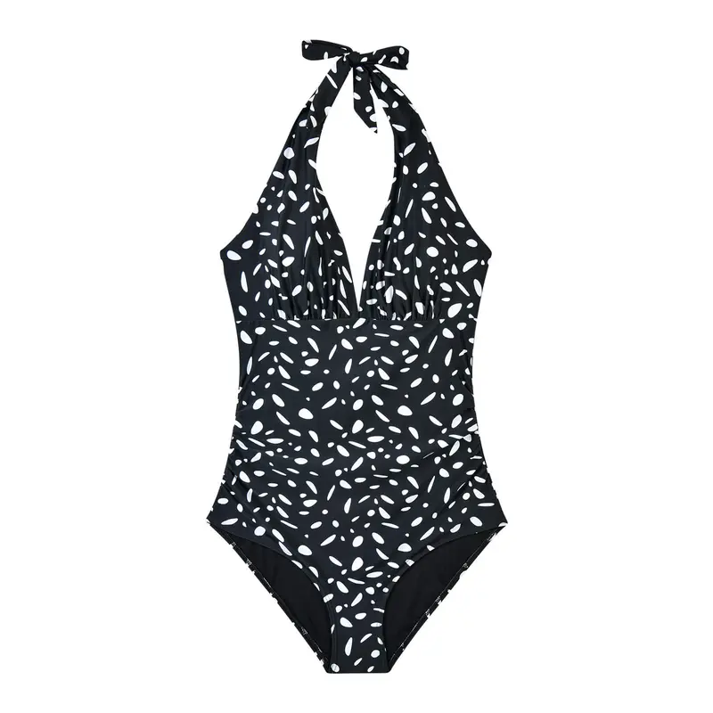Eleganter Push-Up-Badeanzug für Damen mit Rüschen WMB1909-FB