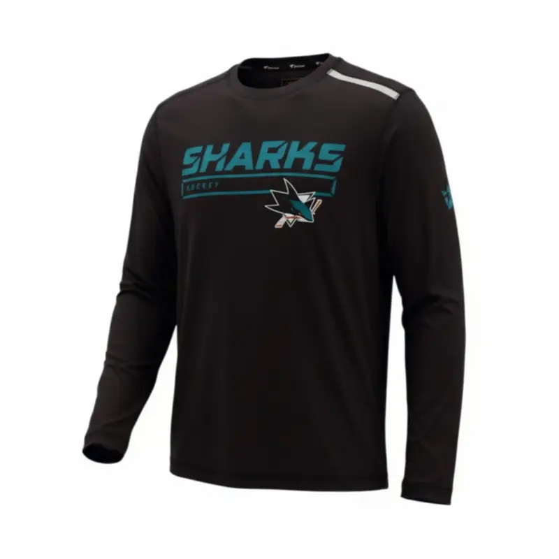 Fanatics NHL San Jose Sharks Herren langarm Shirt schwarz MA26127A2GE45T