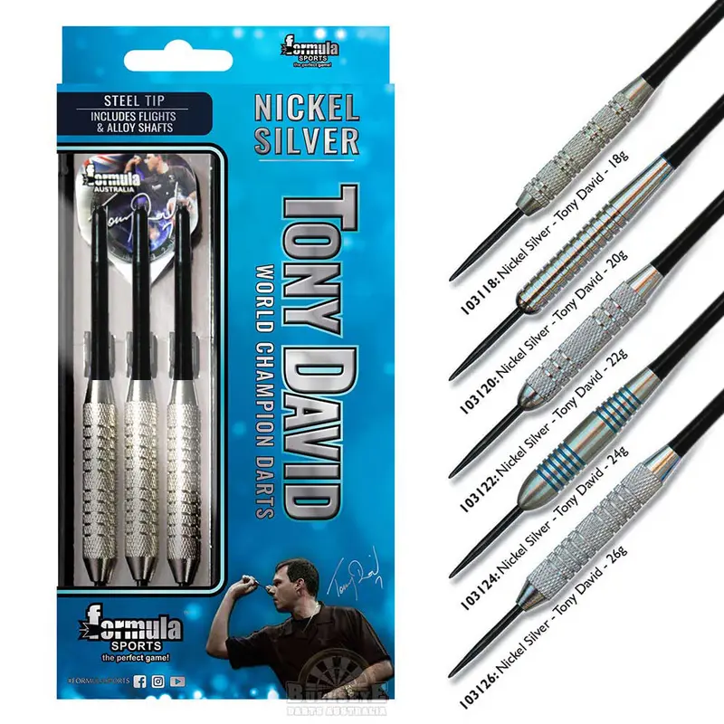 Formula Sports Tony David Nickel/Silver Darts