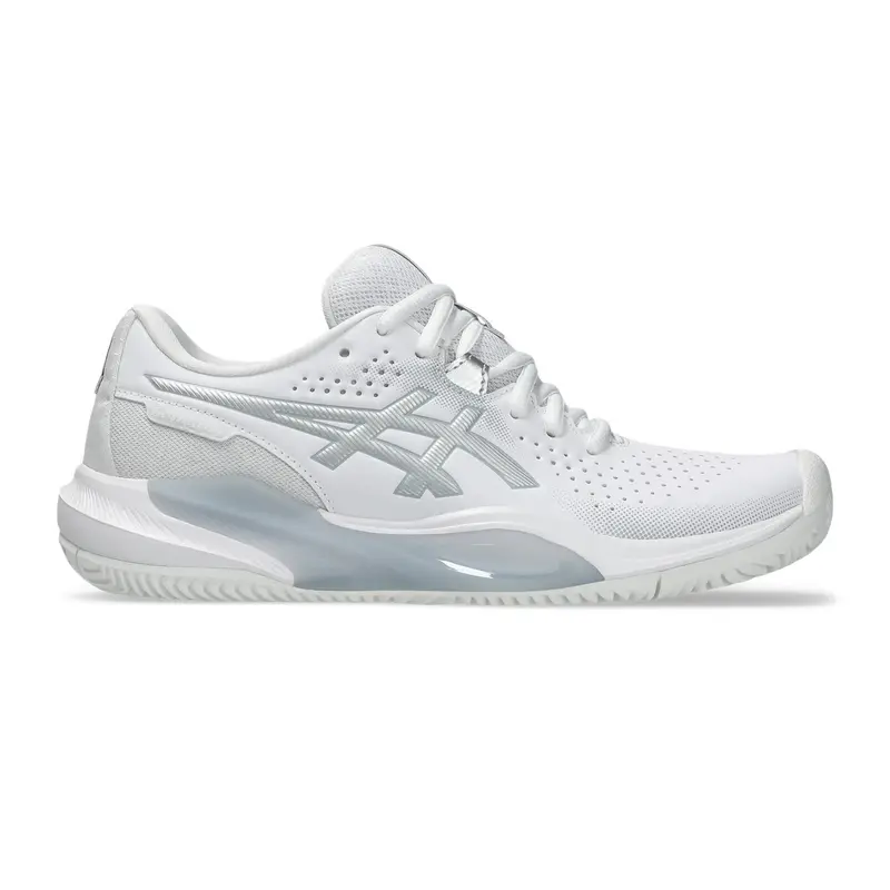 Gel-Challenger 15 Sandplatzschuh Damen - weiß, silber