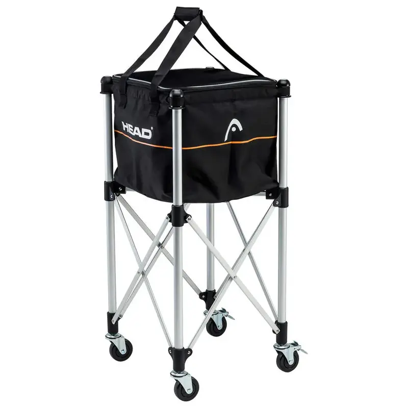 Head Ballwagen Ball Trolley schwarz/silber