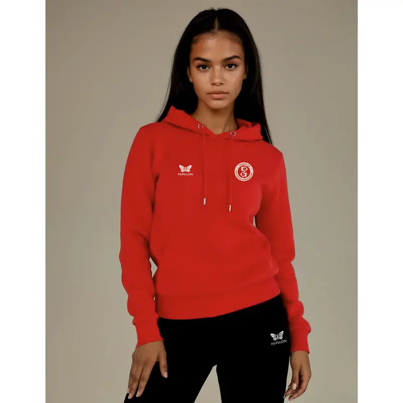 HOODIE DAMEN, ROT