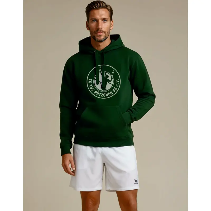 HOODIE HERREN, DUNKEL-GRÜN