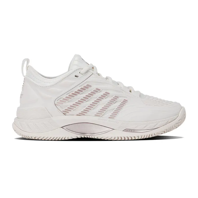 Hypercourt Supreme 2 Sandplatzschuh Damen - weiß, rosa