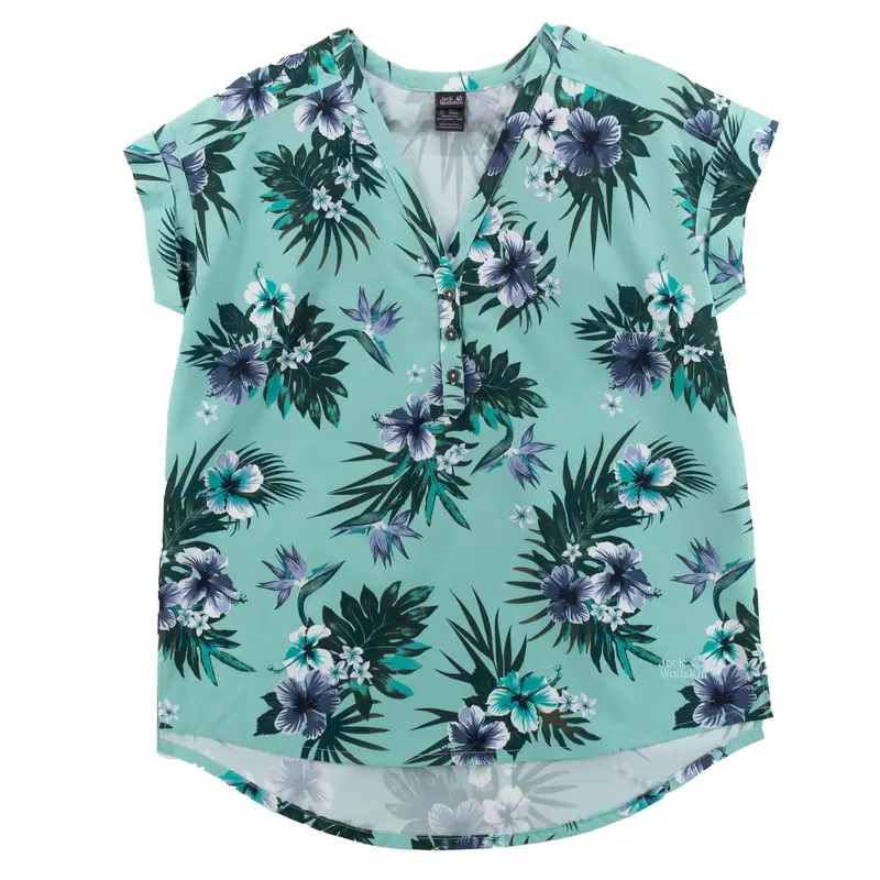 Jack Wolfskin Victoria Tropical Shirt Damen Bluse Hemd Funktions