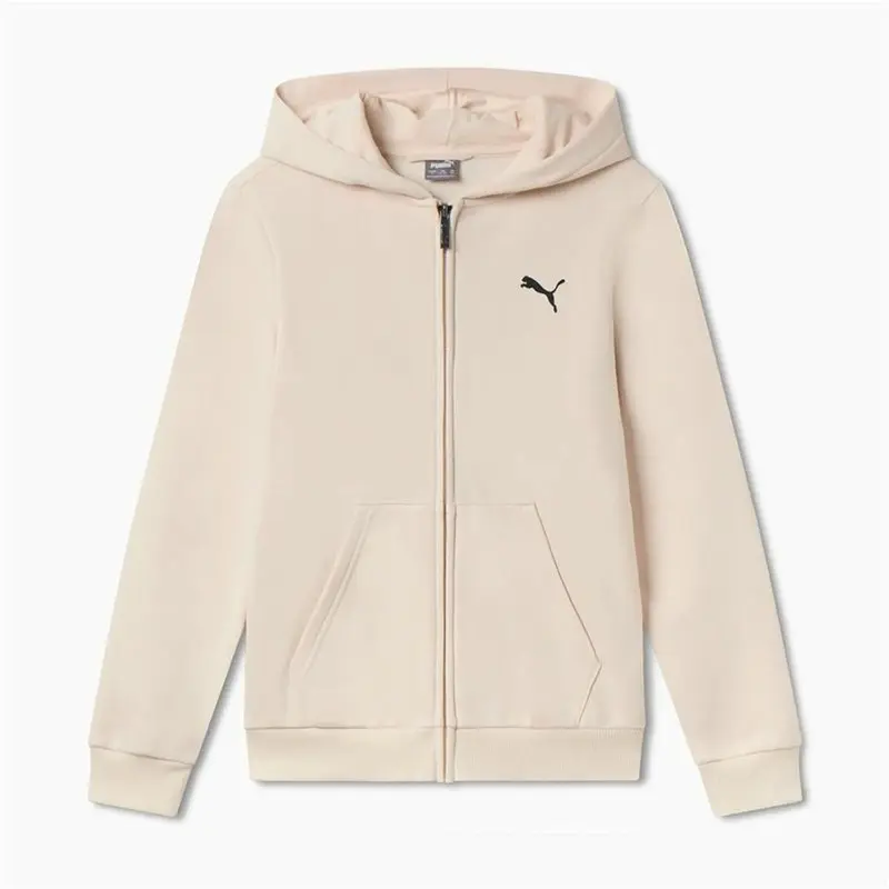 Jacke Für Kinder Puma Essentials+ Graphic Hoodie Fz Beige