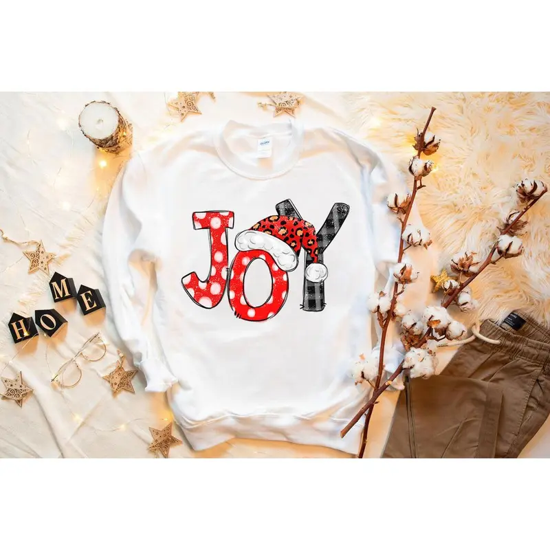 Joy Santa Christmas Sweatshirt