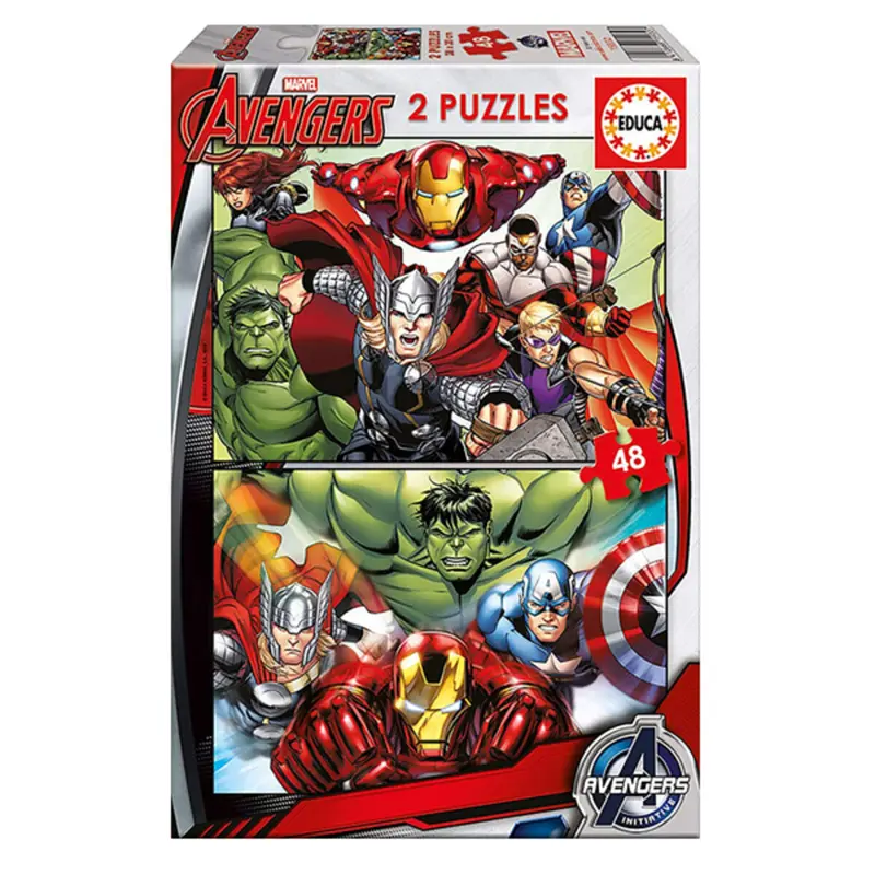 Kinderpuzzle Marvel Avengers Educa (2 x 48 pcs)