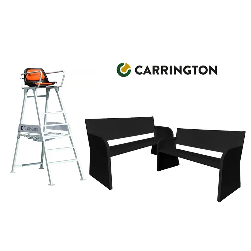 Kit di panchine e sedie per campi da tennis - Carrington
