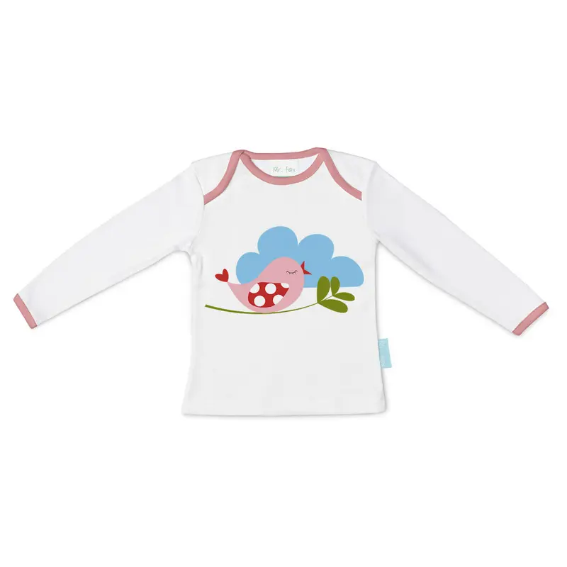 Langarm T-Shirt für Kinder HappyFriday Mr Fox Little Birds Bunt 12-18 Monate