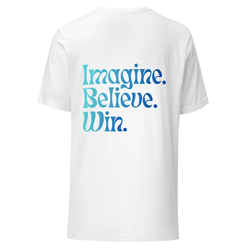 LOVE ON TENNIS Unisex T-Shirt – Imagine. Believe. Win.
