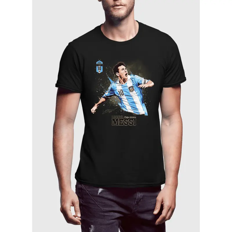 Messi Half Sleeves T-shirt