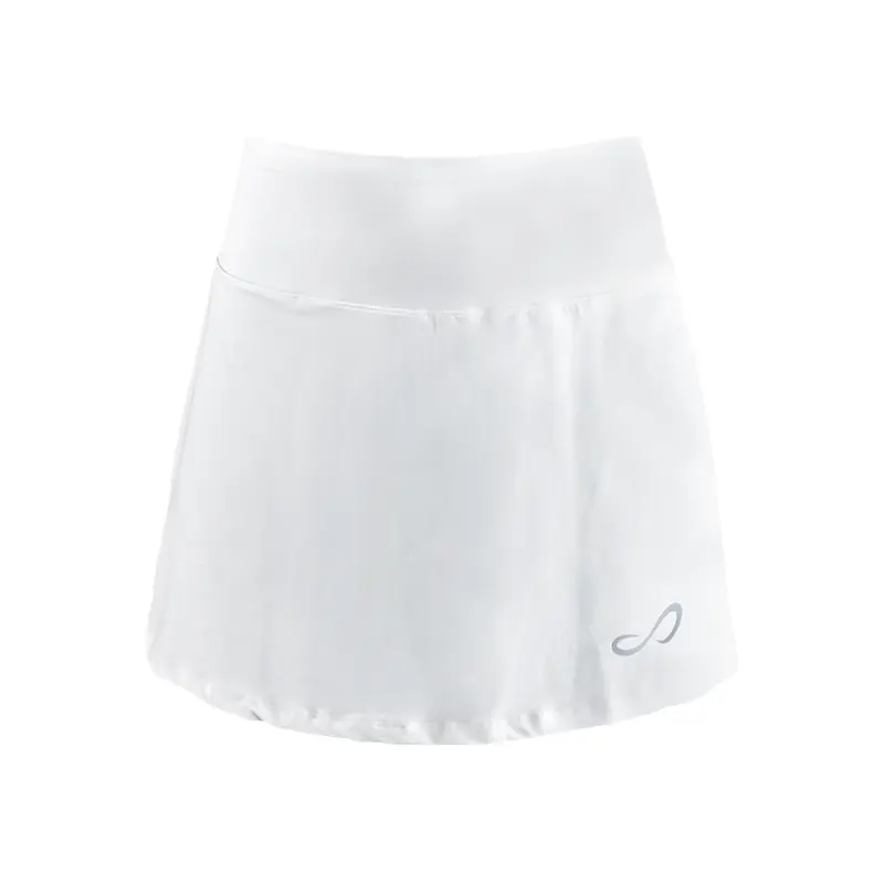 Minimal High Waist Rock Damen-Weiß,Silber