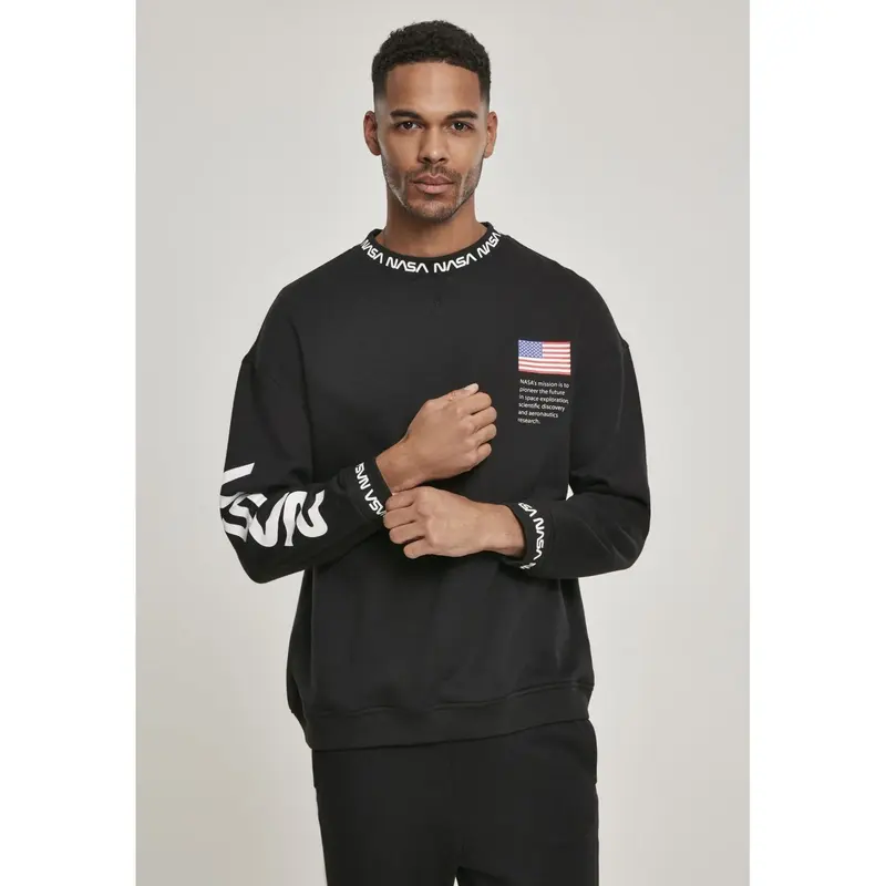 NASA Oversize Crewneck Sweater