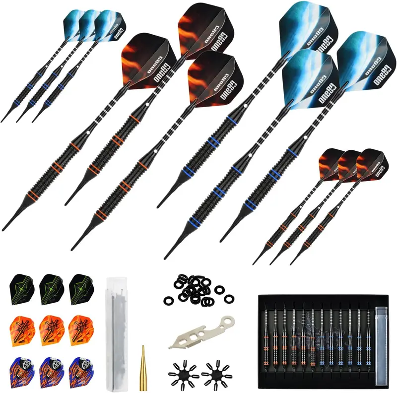 ONE80 Soft Dartpfeile Set(12 Softdart Dartpfeile)