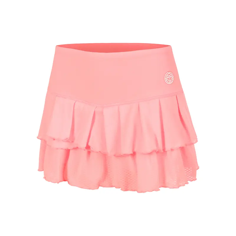 Out of Control Pleated Rock Mädchen-pink