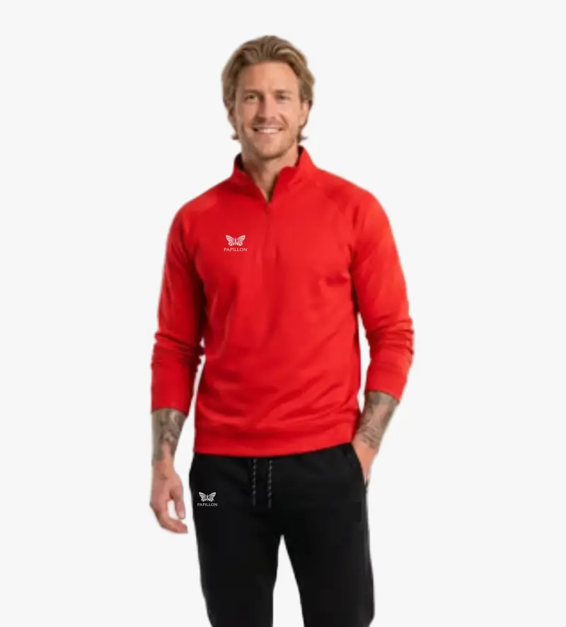 PAPILLON HALFZIP HERREN, ROT