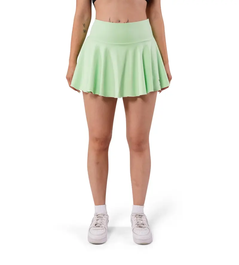PAPILLON HIGH WAIST ROCK DAMEN, EIS-GRÜN