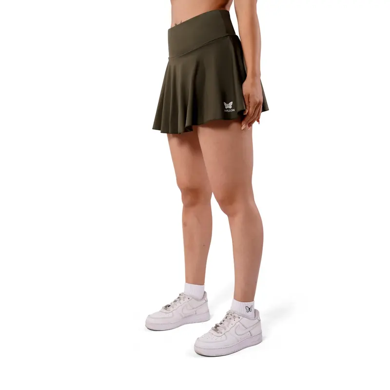 PAPILLON HIGH WAIST ROCK DAMEN, MILITÄR-GRÜN