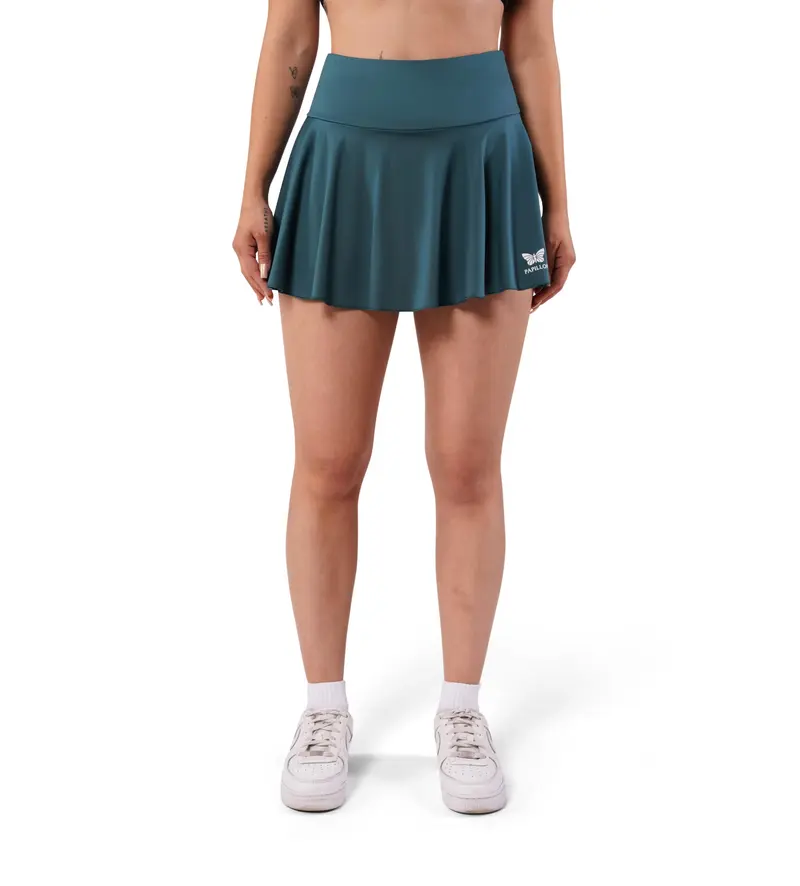 PAPILLON HIGH WAIST ROCK DAMEN, PATROL-GRÜN