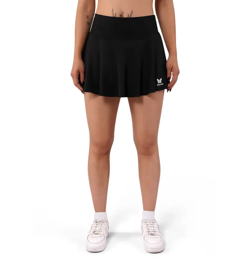 PAPILLON HIGH WAIST ROCK DAMEN, SCHWARZ